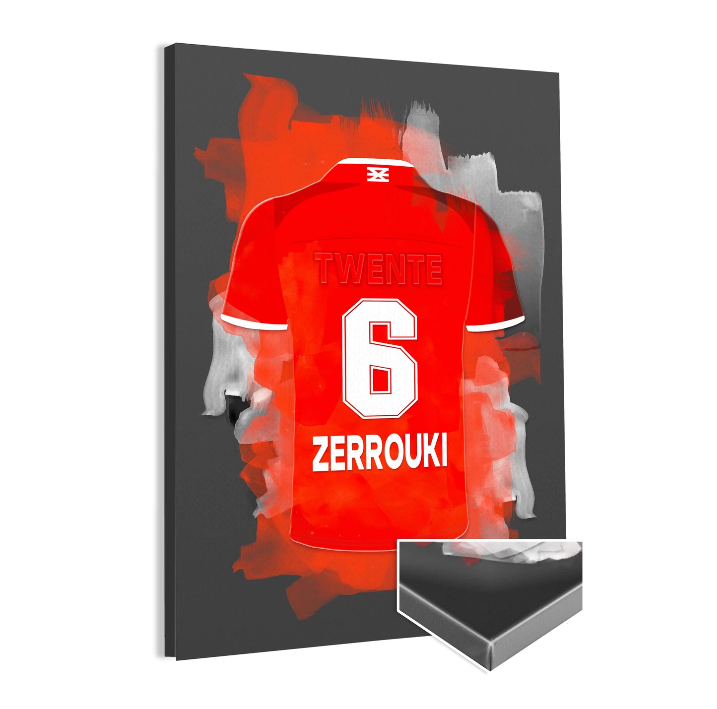 Ramiz Zerrouki Canvas Poster FC Twente