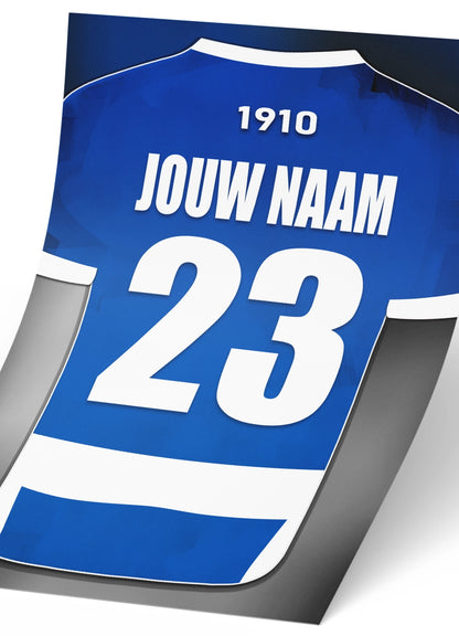 PEC Zwolle poster met personalisatie