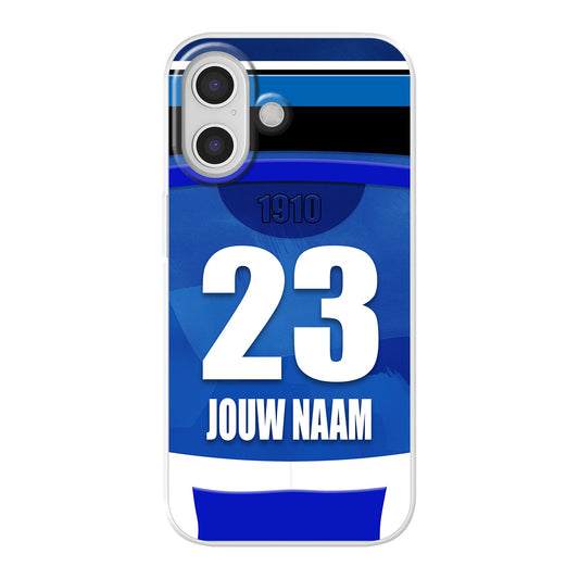 PEC Zwolle 2025-2026 telefoonhoesje met personalisatie - Apple iPhone telefoonhoesjes - Voetbal fan kado 