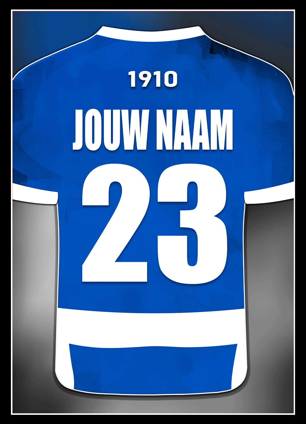 PEC Zwolle ingelijste poster