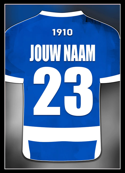 PEC Zwolle ingelijste poster