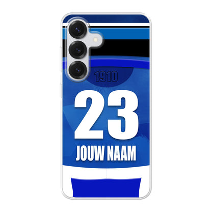 PEC Zwolle 2025-2026 telefoonhoesje met personalisatie - Samsung Galaxy telefoonhoesjes - Voetbal fan kado 