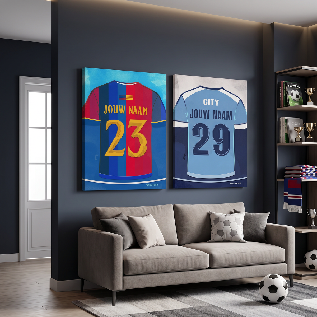 Wallofprints Voetbal Wanddecoratie Voetbalposters Voetbal Cadeau