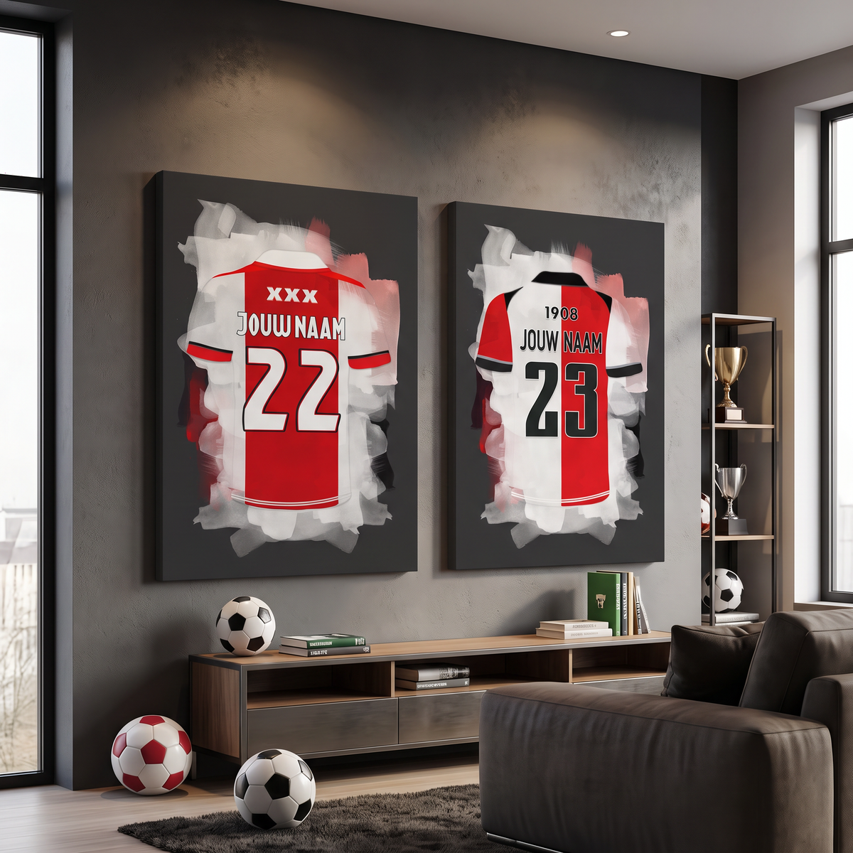 Voetbalposters Gepersonaliseerd Kopen Verjaardag 
