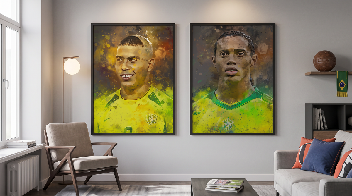 Wallofprints Ingelijste Voetbal Wanddecoratie Bestellen Voetbalfan