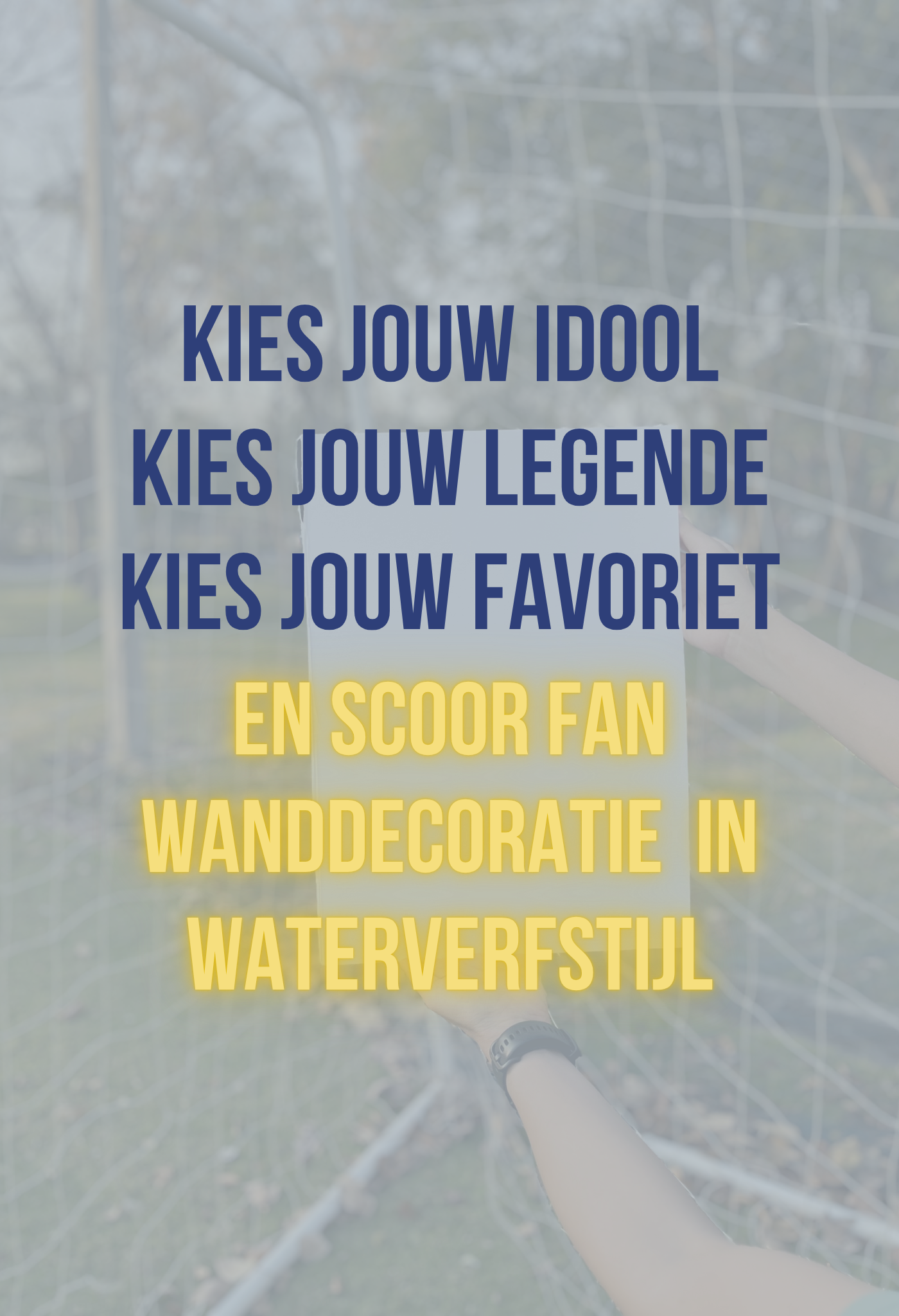 Wallofprints voetbal posters van voetbalspelers en voetbaliconen bestellen