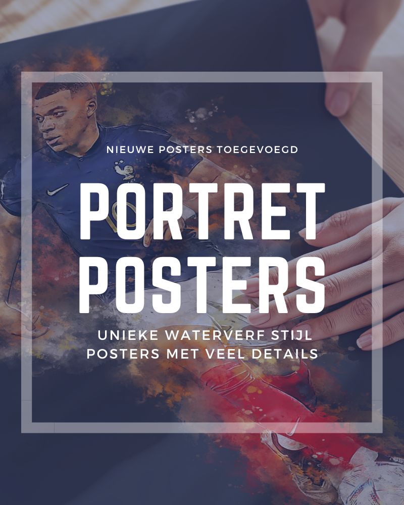 Wallofprints voetbalposter.  een ideaal cadeau  voor verjaardagen, feestdagen of als een speciale verassing voor elke sport- en voetballiefhebber  