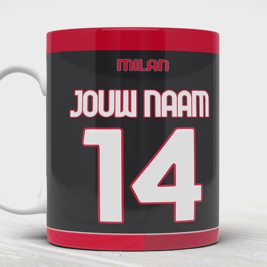 AC Milan Voetbal Mok Gepersonaliseerd Verjaardag Cadeau Jongens