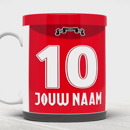 Ajax Amsterdam Voetbal Mok Met Naam Verjaardag Cadeau