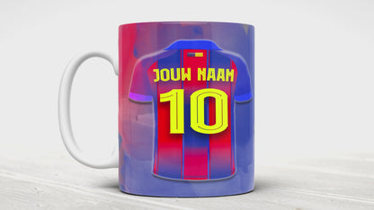 FC Barcelona mok met eigen naam - Fan voetbal kado