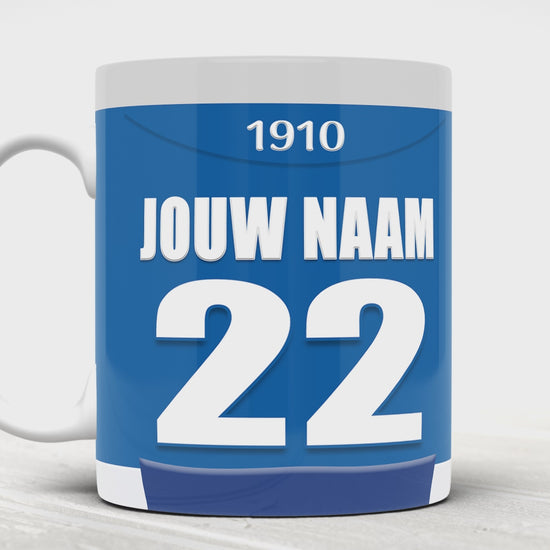 PEC Zwolle Voetbal Mok Met Personalisatie Verjaardag Cadeau