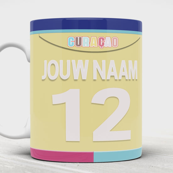 Curaçao Voetbal Mok WK 2026 Voetbal Cadeau