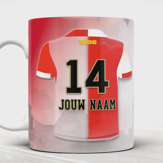 Feyenoord Rotterdam mok met eigen naam - Voetbal fan cadeau