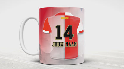 Feyenoord Rotterdam mok met eigen naam - Voetbal fan cadeau