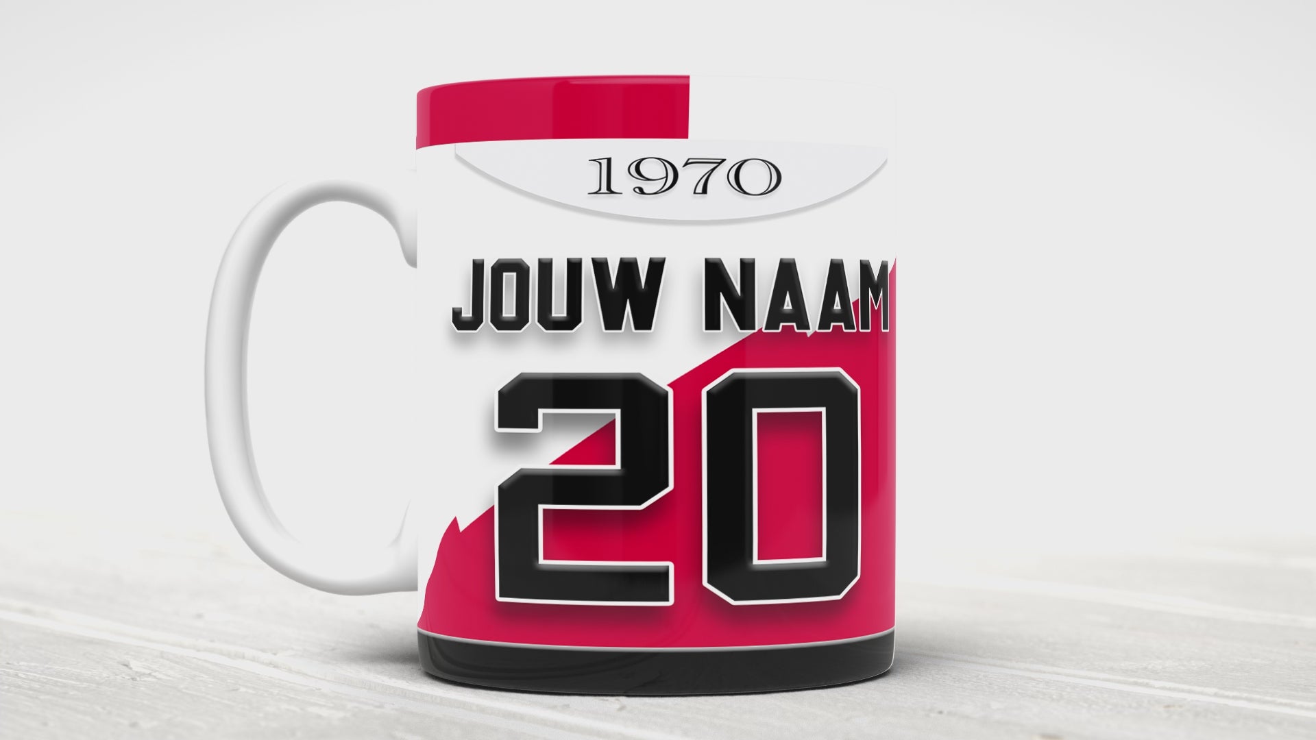 FC Utrecht Voetbal Mok Met Personalisatie Verjaardag Cadeau