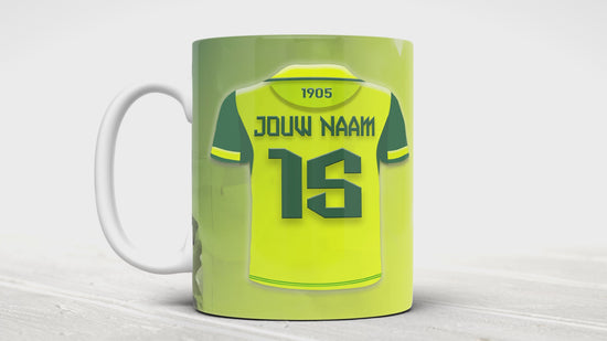 ADO Den Haag voetbal mok met personalisatie - ADO Den Haag voetbal fan cadeau kopen