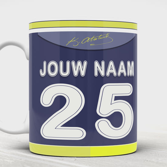 Fenerbahce Voetbal Mok Gepersonaliseerd Verjaardag Cadeau