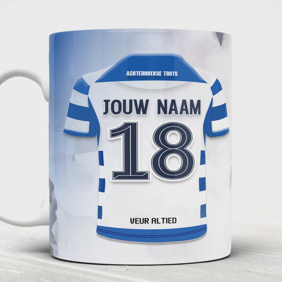 De Graafschap Doetinchem mok met personalisatie - De Graafschap mok met naam - Voetbal fan cadeau