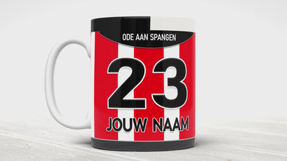 Sparta Rotterdam Voetbal Mok Met Personalisatie Voetbal Cadeau