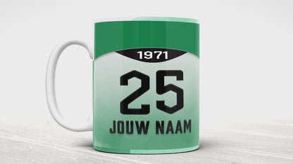 FC Groningen Mok Gepersonaliseerd Voetbal Cadeau