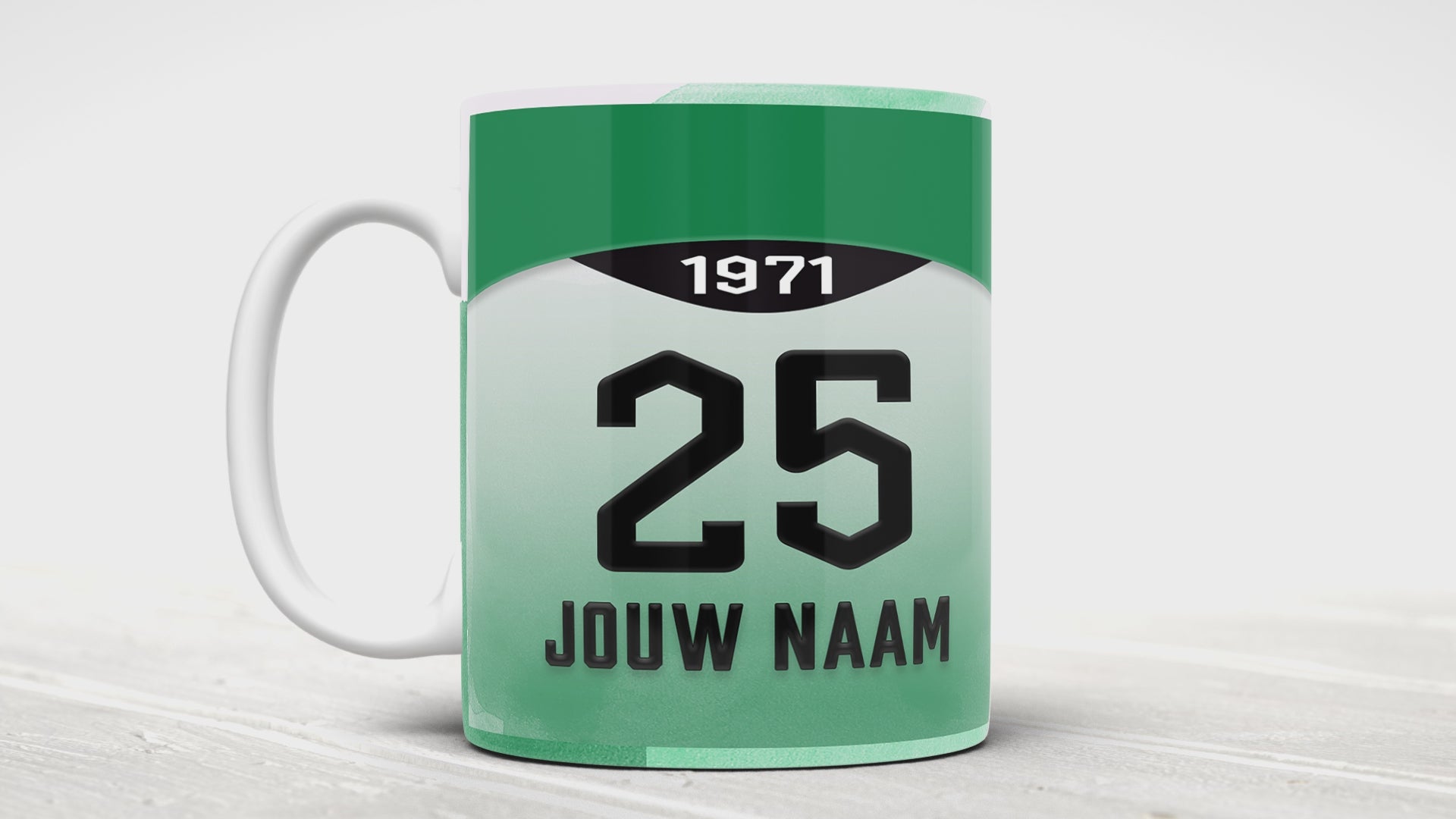 FC Groningen Mok Gepersonaliseerd Voetbal Cadeau