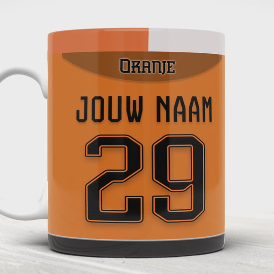 Nederlands Elftal Koffie Mok Met Personalisatie Verjaardag Cadeau