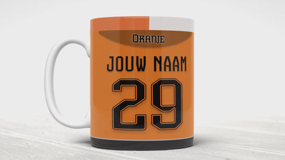 Nederlands Elftal Koffie Mok Met Personalisatie Verjaardag Cadeau