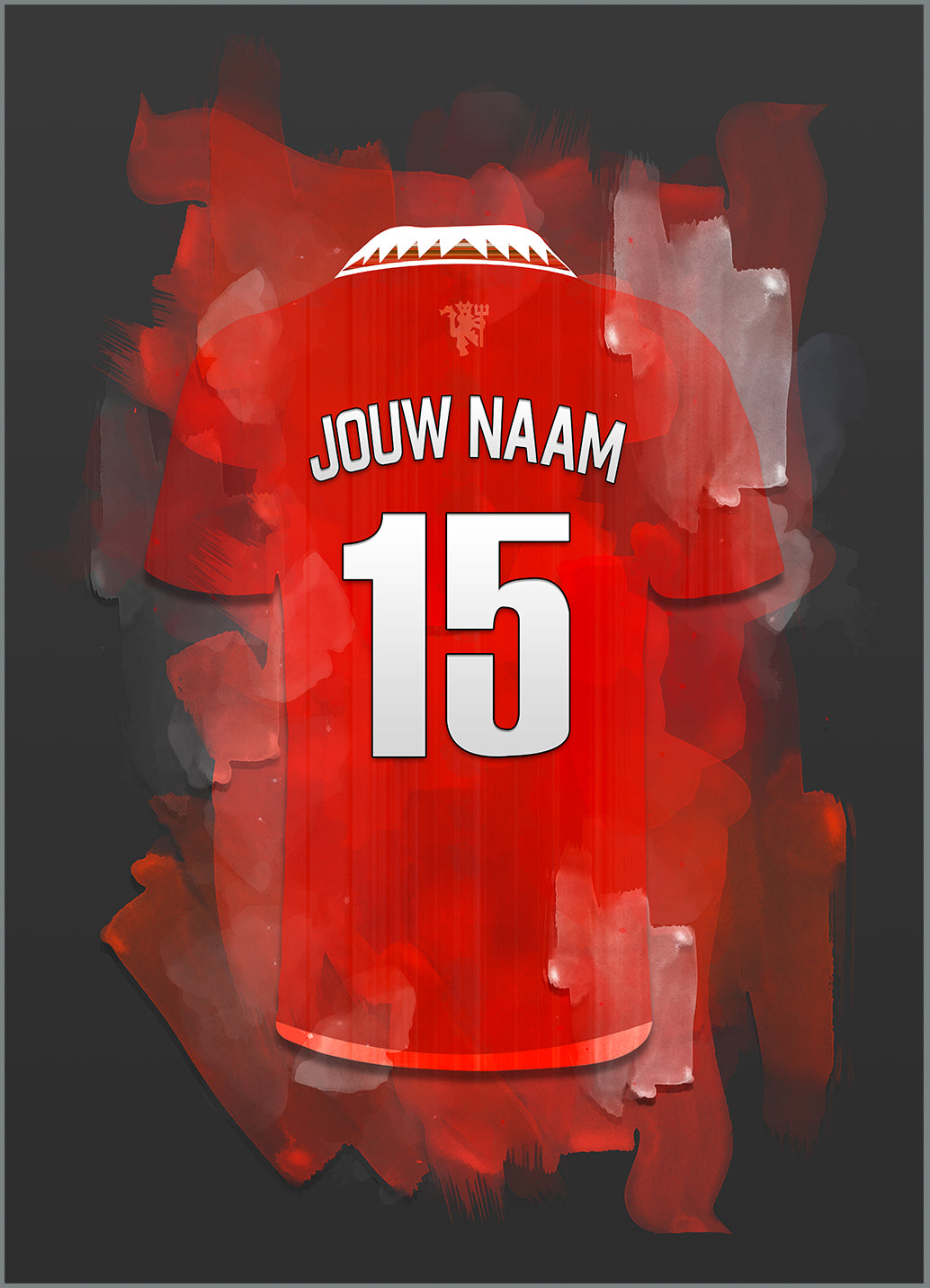 Manchester United football poster | Home | Personalized poster with your own name &amp; jersey number 