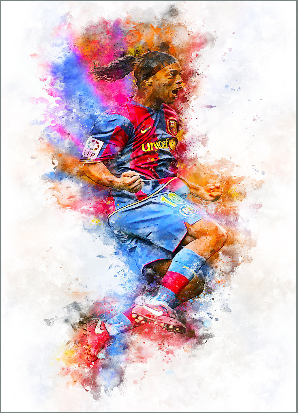Ronaldinho voetbal poster